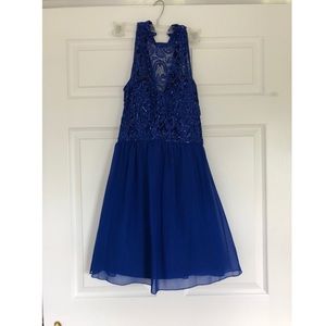 Formal blue dress